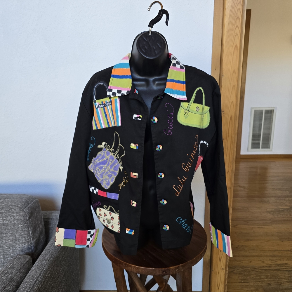 Colorful Women's Jean Jacket